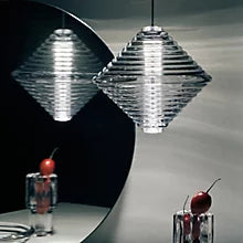 Cône press Suspensions LED Transparent