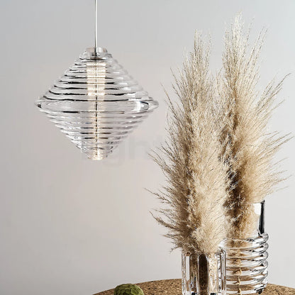 Cône press Suspensions LED Transparent