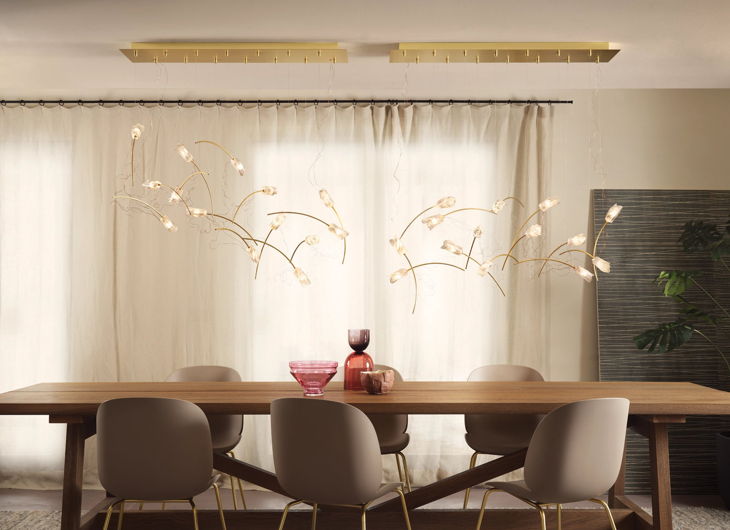 Tulip 7 Linear Suspensions Laiton