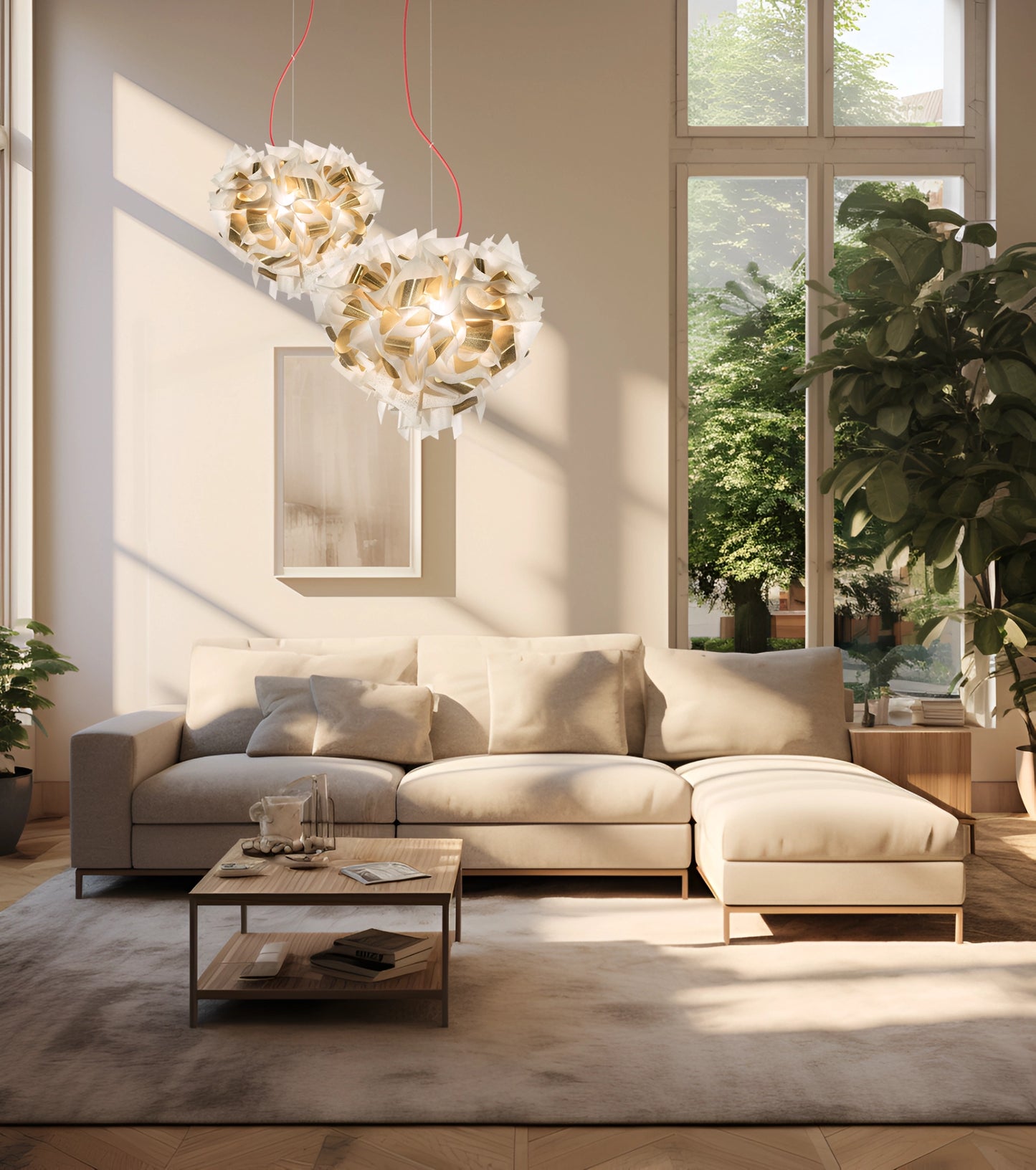 Veli Aurea Large cordon rouge Suspensions