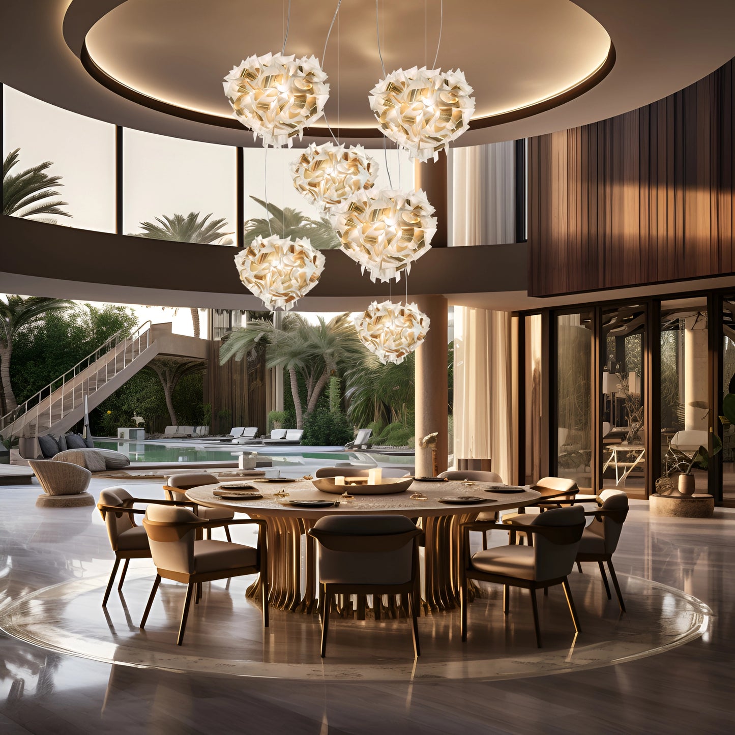 Veli Aurea Large cordon transparent Suspensions