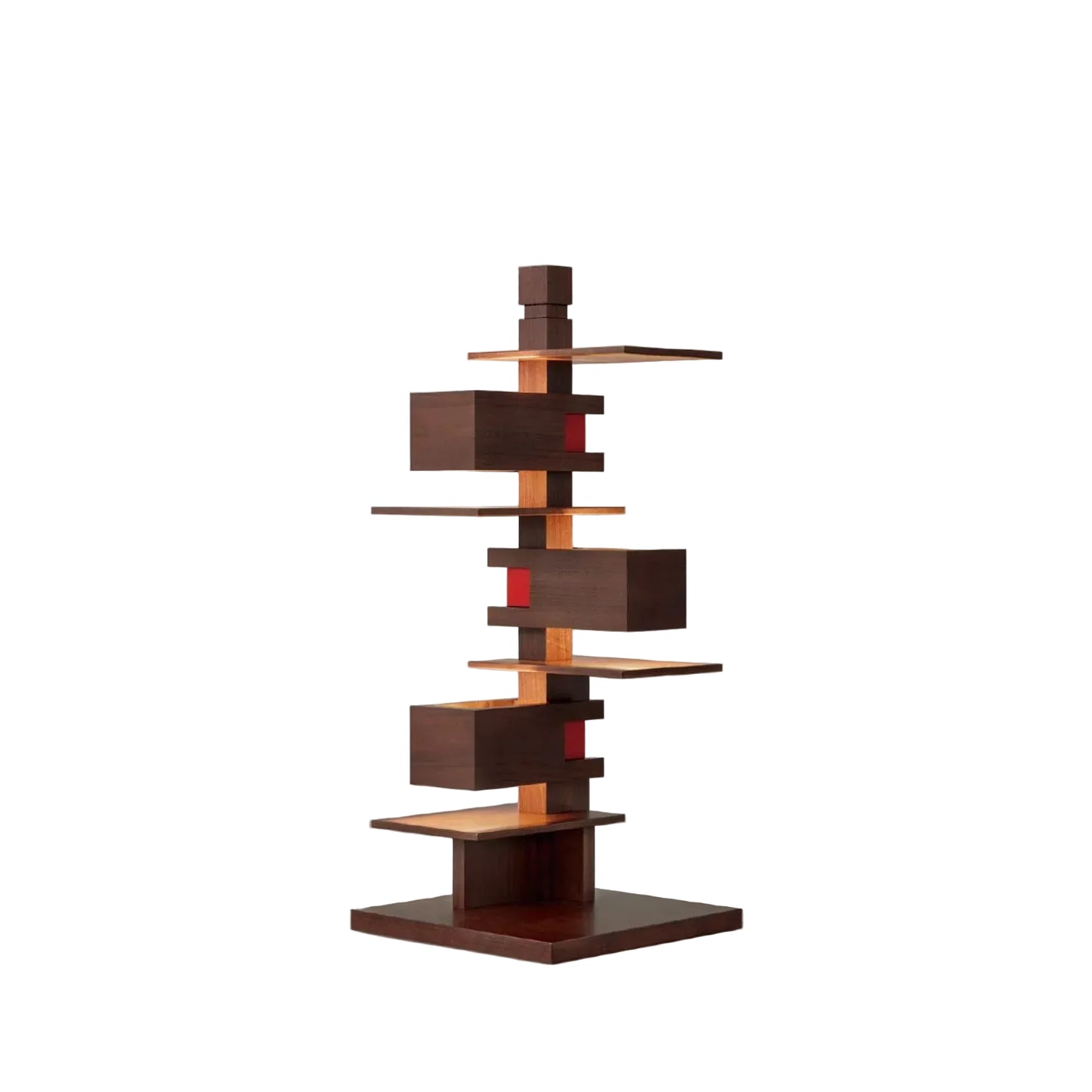 Taliesin 4 Walnut Lampes de table Bois foncé