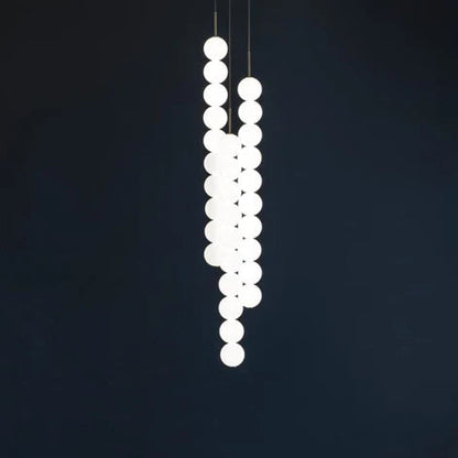 Abacus 105cm Suspensions LED Blanc