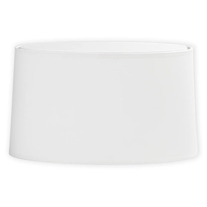 Abat-jour Tapered Oval Blanc univers Abat-jour