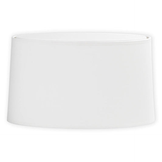 Abat-jour Tapered Oval Blanc univers Abat-jour