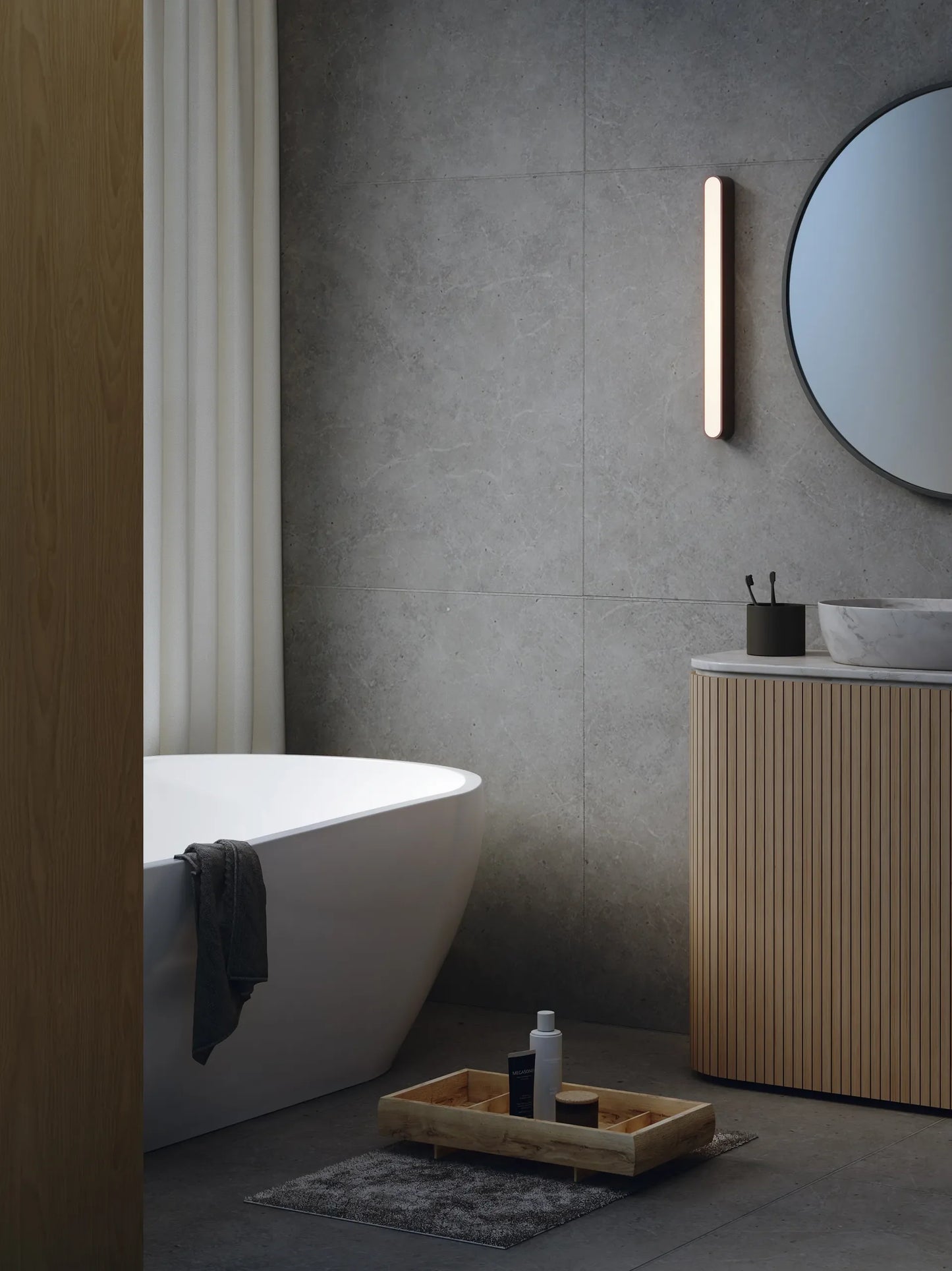 Atticus 600 3000K Appliques Salle de bain IP44