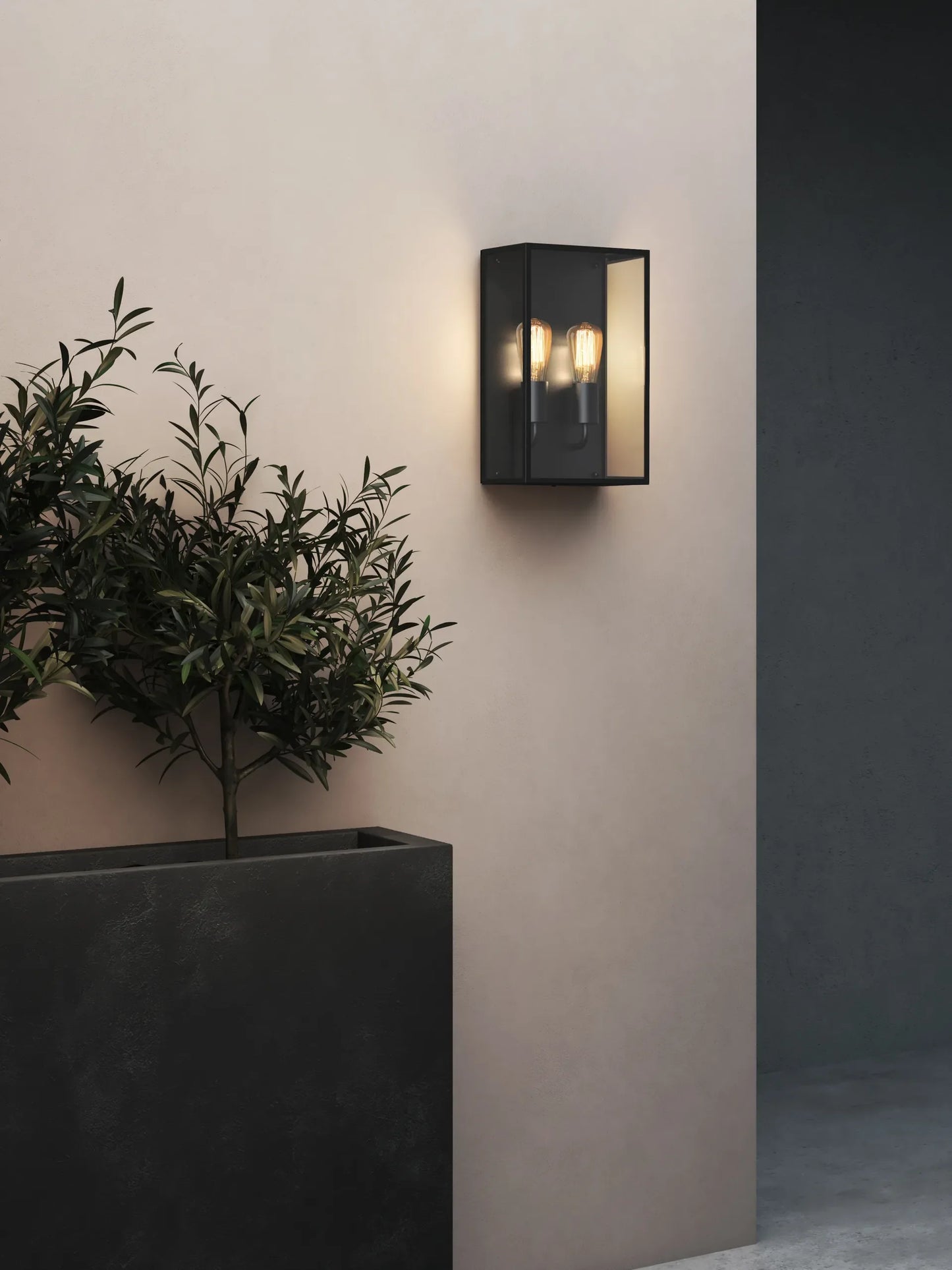 Messina Twin IP44 Appliques Outdoor
