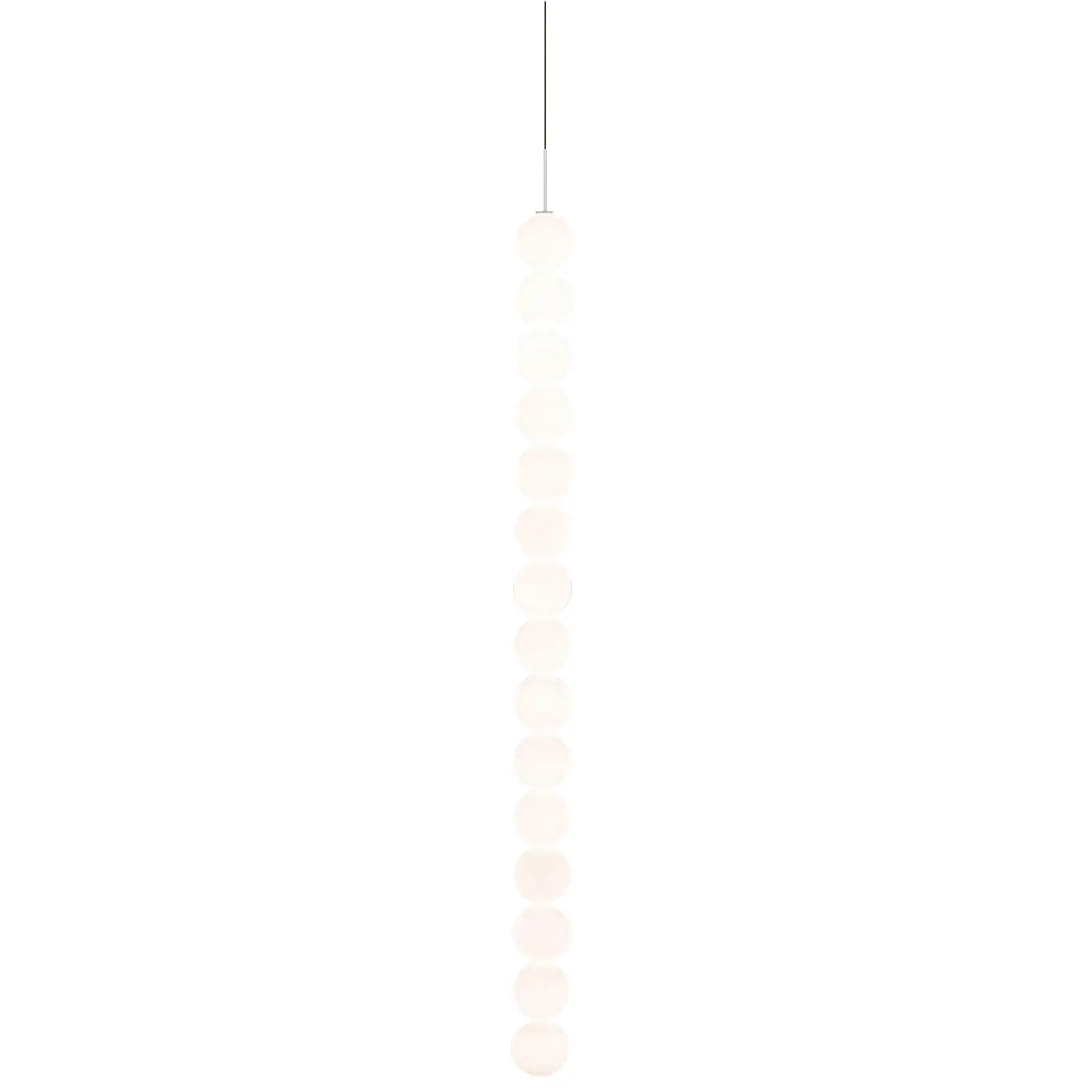 Abacus linéaire 175cm Suspensions LED Blanc
