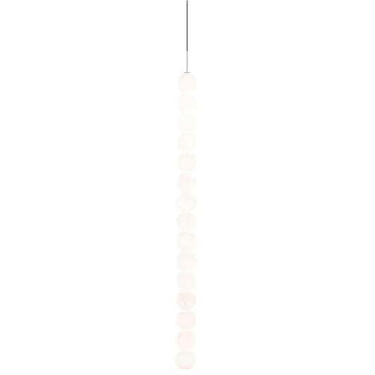 Abacus linéaire 175cm Suspensions LED Blanc
