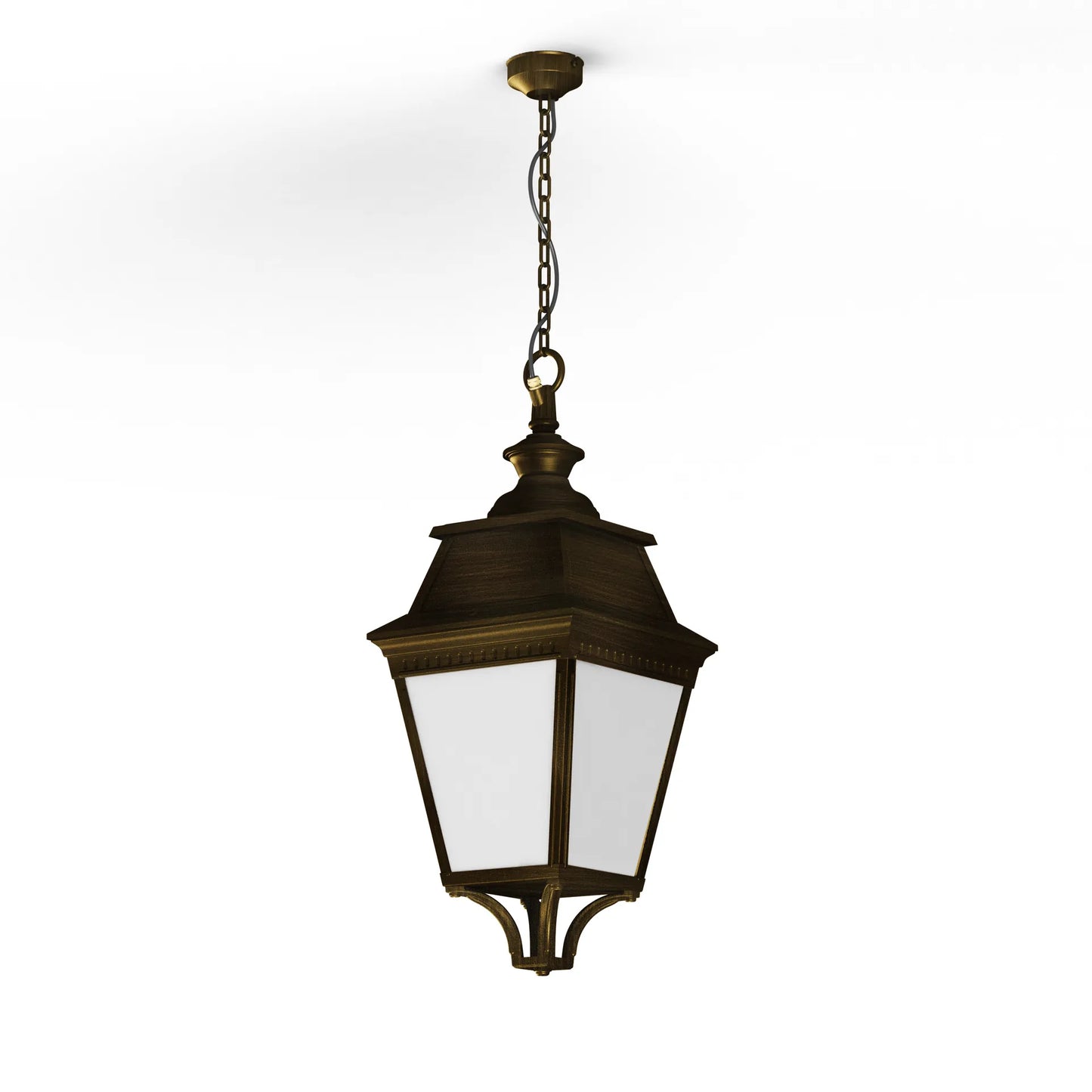 Avenue 3 N° 1 LED opale Suspensions Outdoor