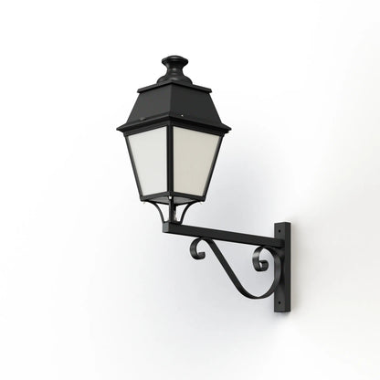 Avenue 4 N° 3 E27 opale Appliques Outdoor