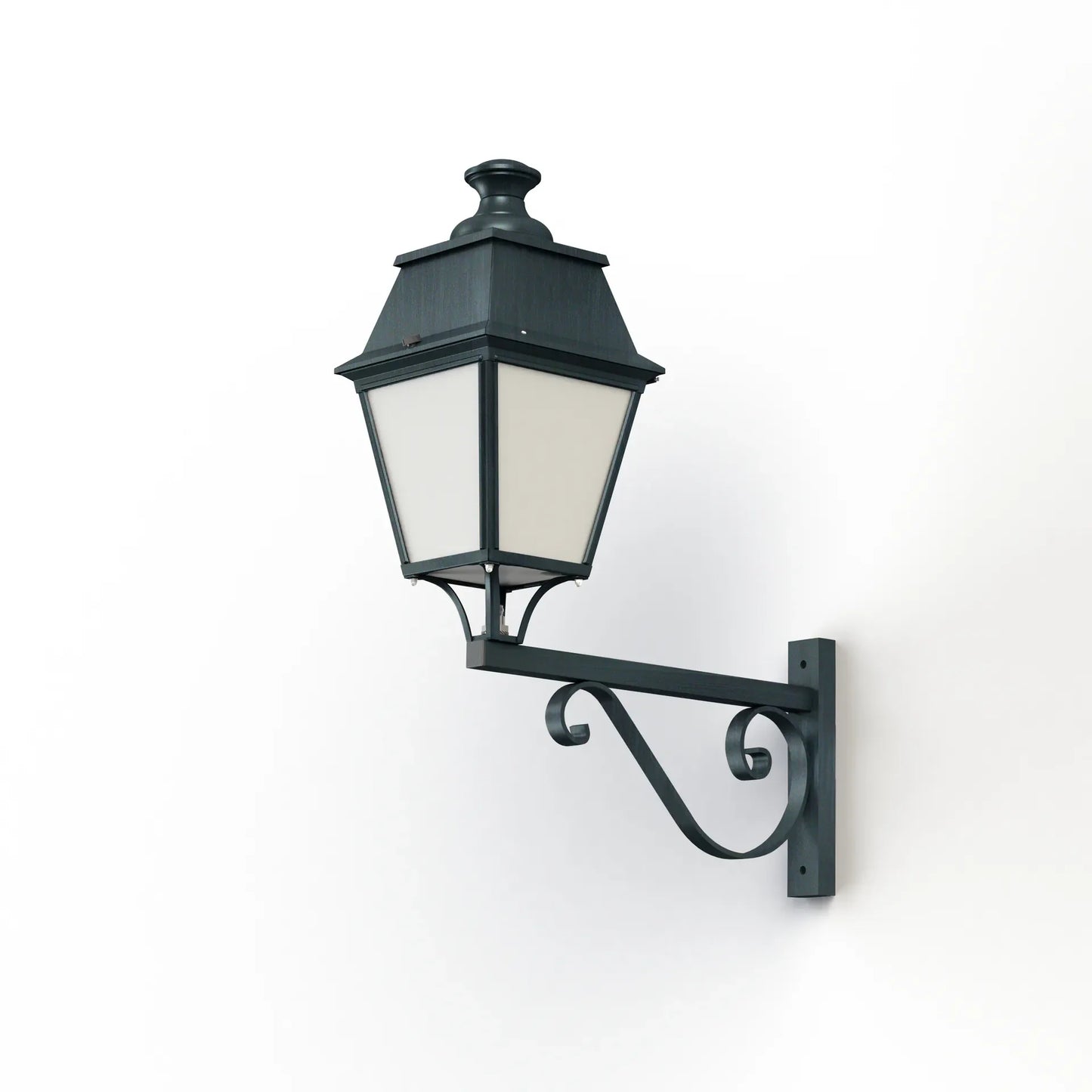 Avenue 4 N° 3 E27 opale Appliques Outdoor