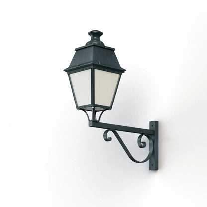 Avenue 4 N° 3 E27 opale Appliques Outdoor