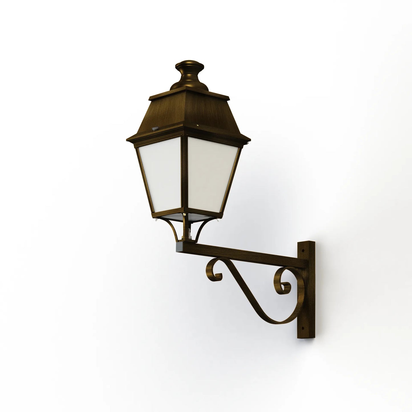 Avenue 4 N° 3 LED opale Appliques Outdoor