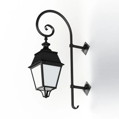Avenue 4 N° 5 E27 opale Appliques Outdoor
