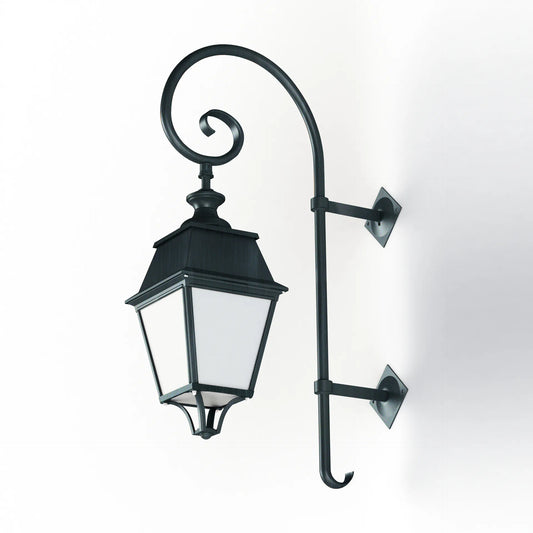 Avenue 4 N° 5 E27 opale Appliques Outdoor