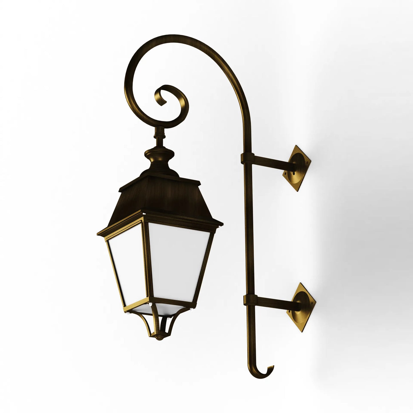 Avenue 4 N° 5 LED opale Appliques Outdoor
