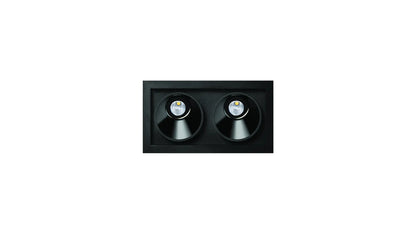 Black Foster Asymm Rec 2 3000K Spots encastrés