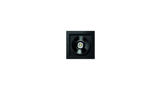 Black Foster Rec IP54 1 Flood Dim Push 2700K Spots encastrés