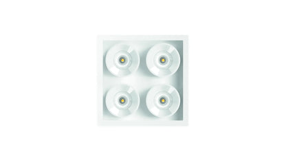 Black Foster Rec IP54 2X2 Flood Dim PH.CUT 2700K Spots encastrés