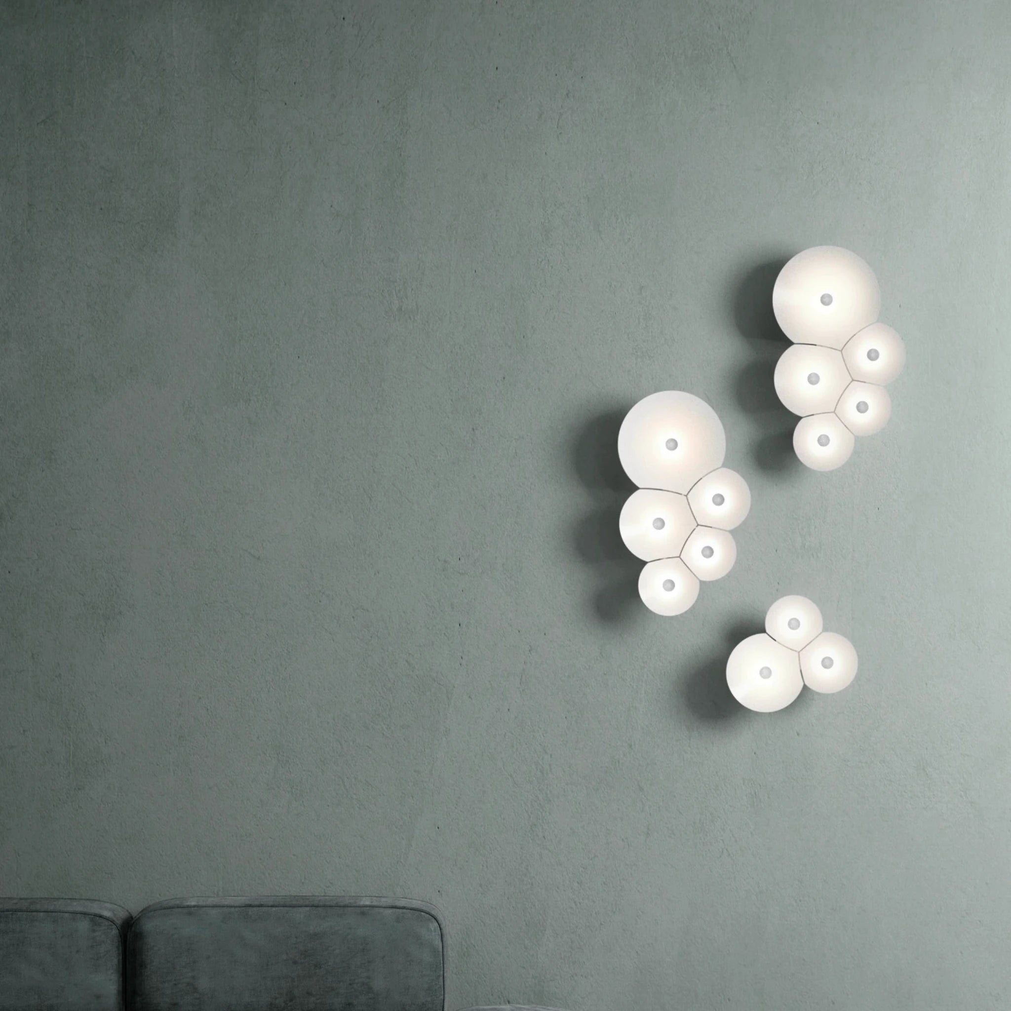 Bulbullia Blanc 37x31 Plafonniers