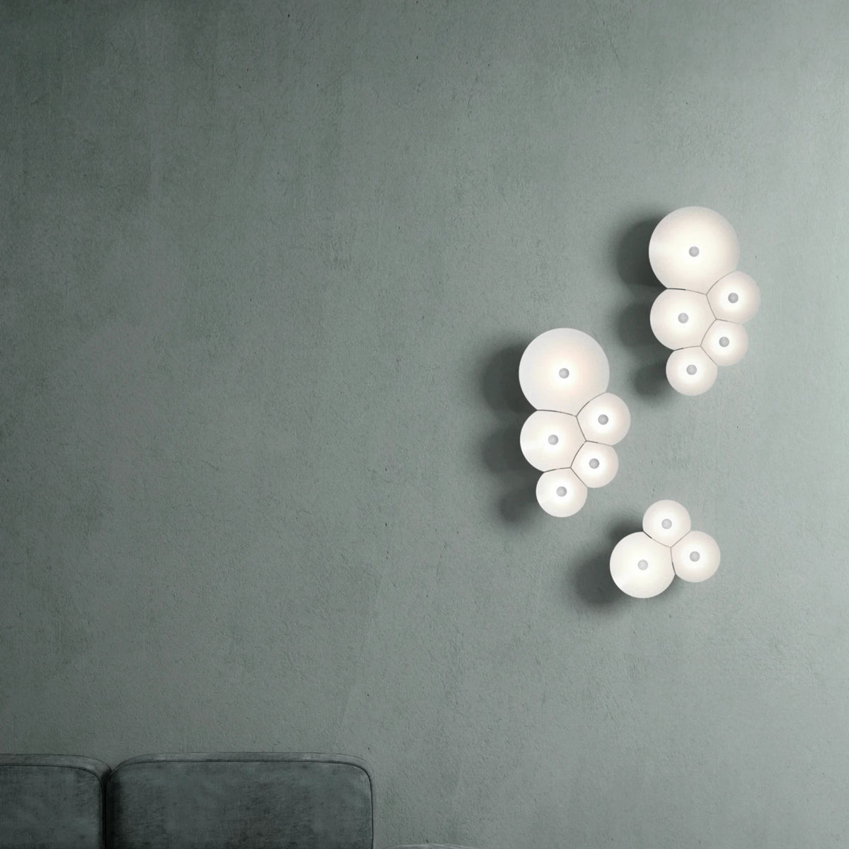 Bulbullia Blanc 37x31 Plafonniers