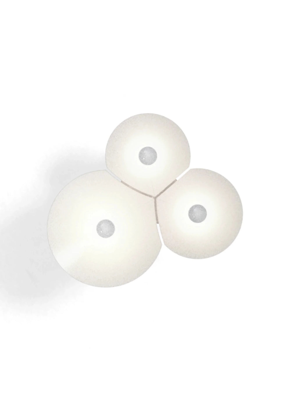 Bulbullia Blanc 37x31 Plafonniers