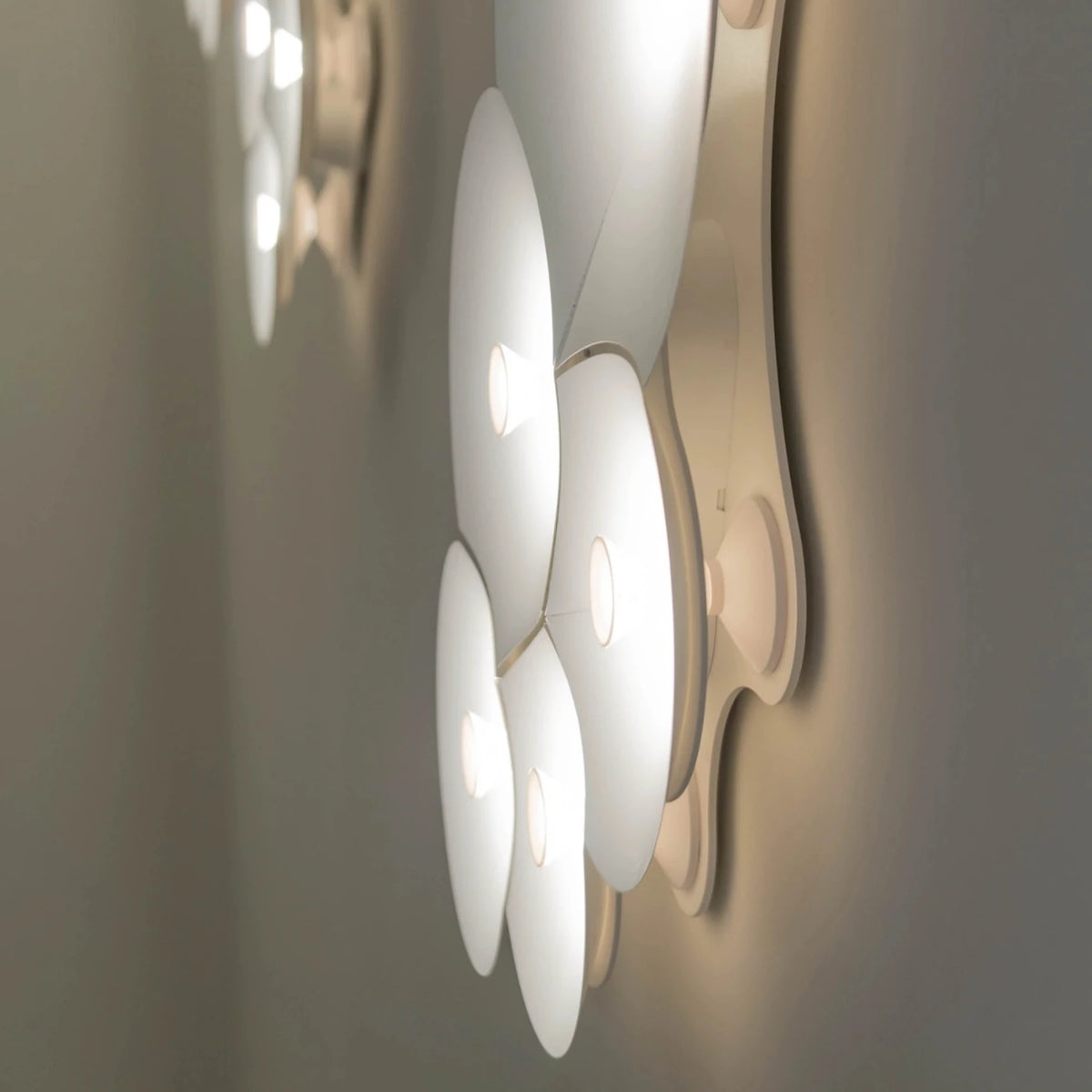 Bulbullia Blanc 37x31 Plafonniers