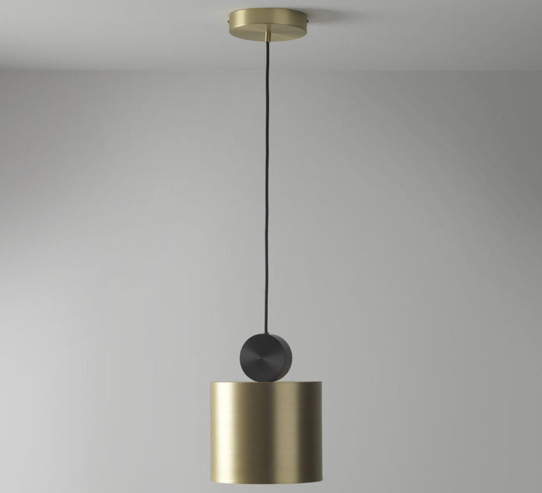 Calée V2 Suspensions LED Laiton satiné Satin Graphite