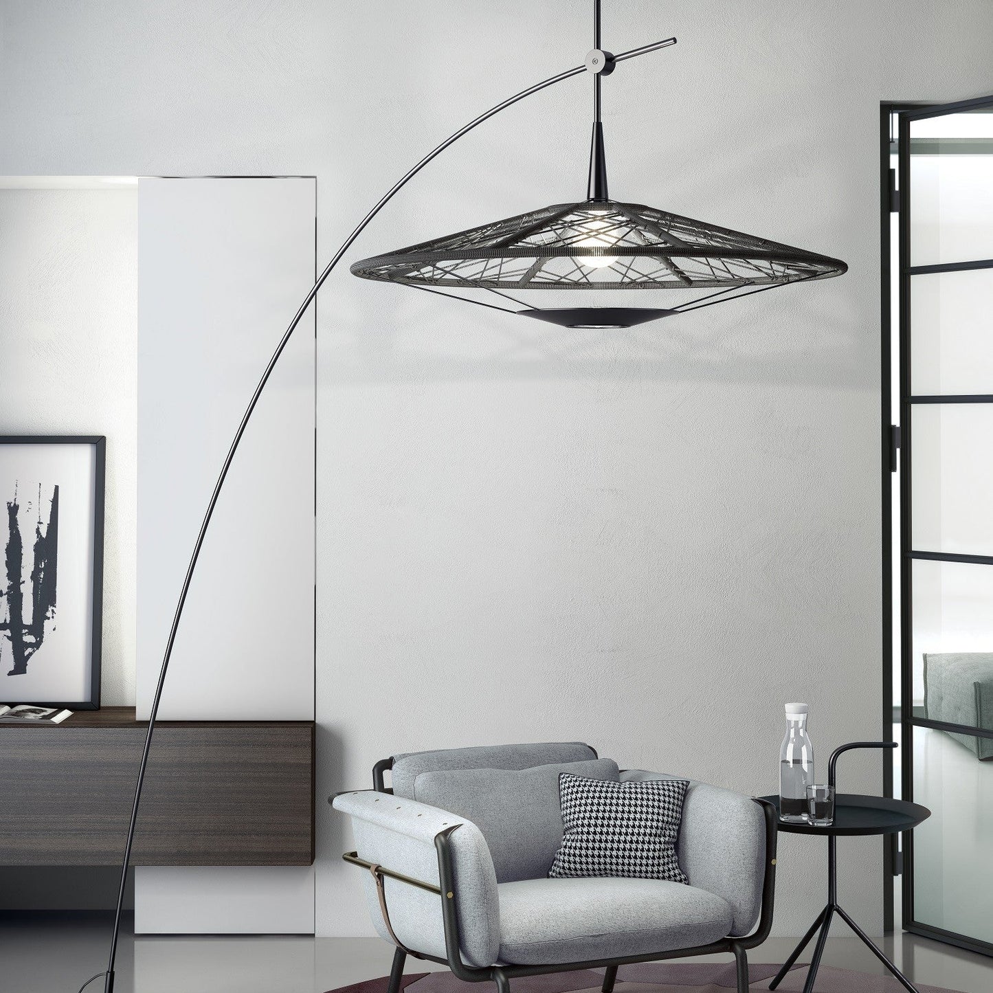 Carpa Lampadaires Noir