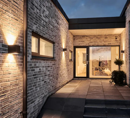 Cube XL Appliques Outdoor LED Noir