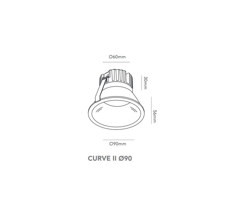 Curve II 90 Spots encastrables