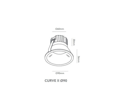 Curve II 90 Spots encastrables