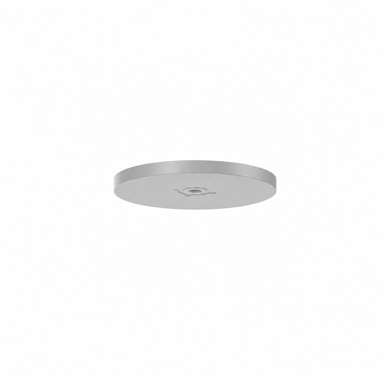 Susp single ceiling base semi rec 1.0 round Accessoires