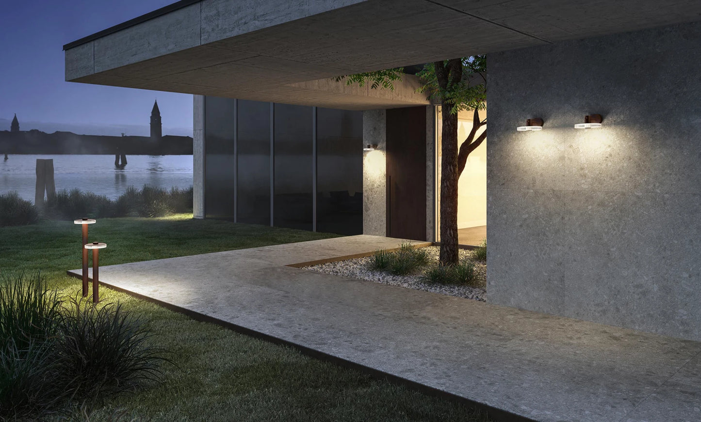 Venexia 70cm 2700K Lampadaires Outdoor