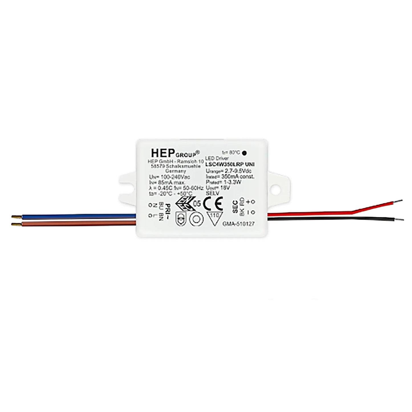 LED Driver CC 350mA 1-3.3W 0 IP20 Accessoires
