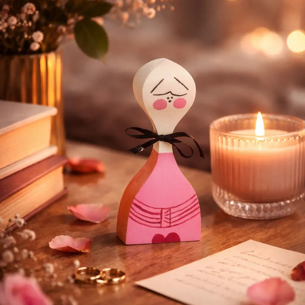 Wooden Doll N°2 Figurines Multicolore