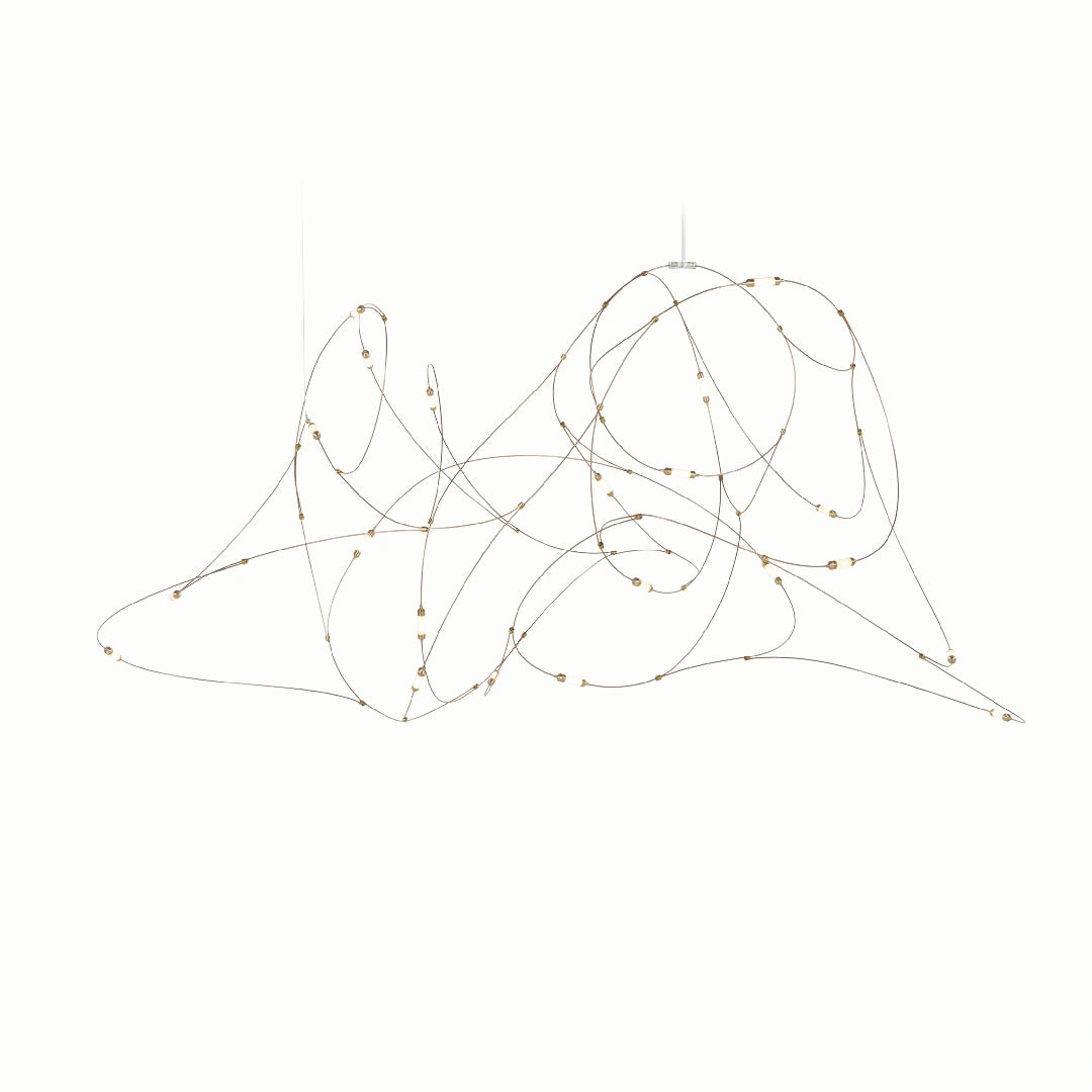 Flock of Light 21 Suspensions Bronze