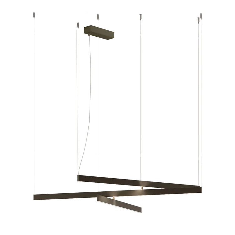 Fly So Multiple Suspensions LED Bronze nickel satin