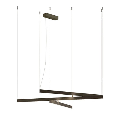 Fly So Multiple Suspensions LED Bronze nickel satin