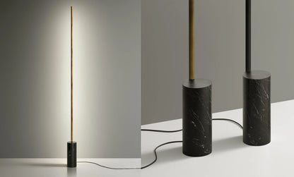 Hilow Line Base marbre noir Lampadaires