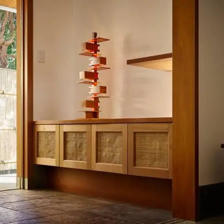 Taliesin 3 Cherry Lampes de sol Bois clair