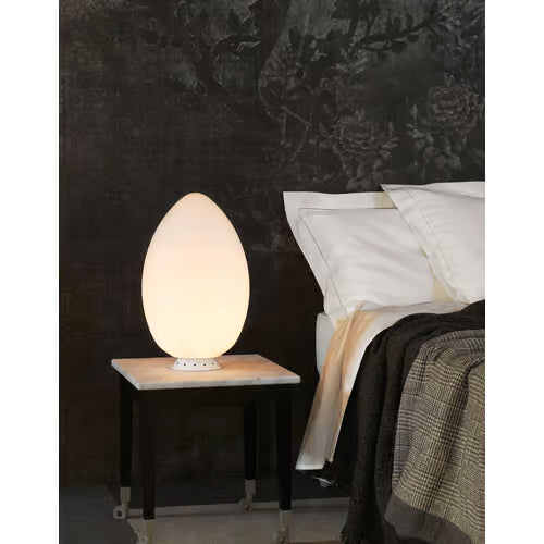 Uovo H.62cm Lampes de table Blanc