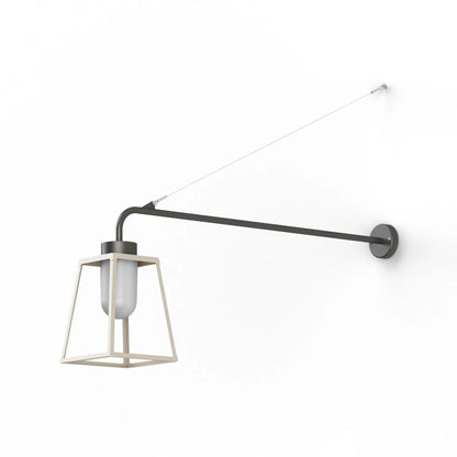 Lampiok 1 N° 6 E27 opale Appliques Outdoor