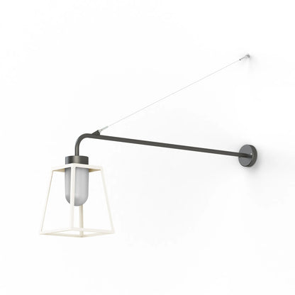Lampiok 1 N° 6 E27 opale Appliques Outdoor