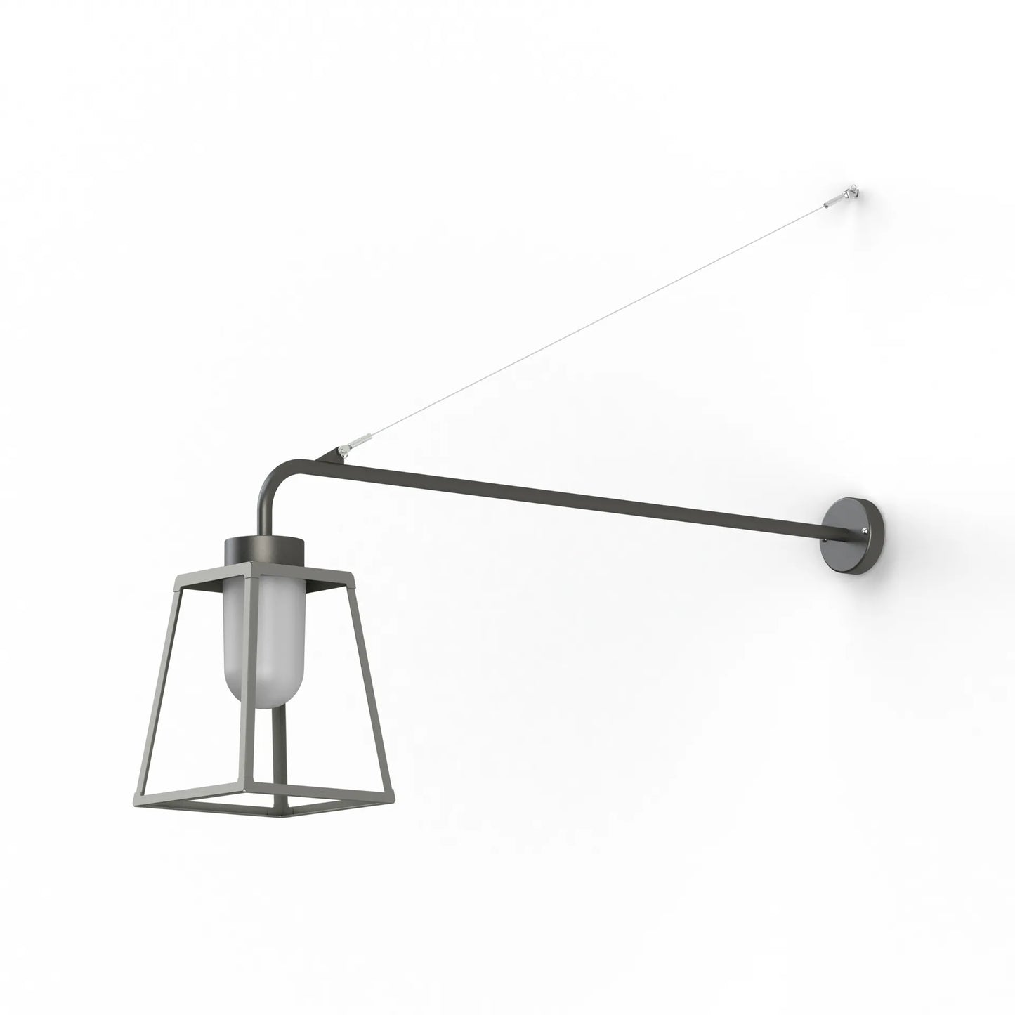 Lampiok 1 N° 6 E27 opale Appliques Outdoor