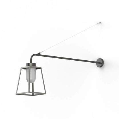 Lampiok 1 N° 6 E27 opale Appliques Outdoor