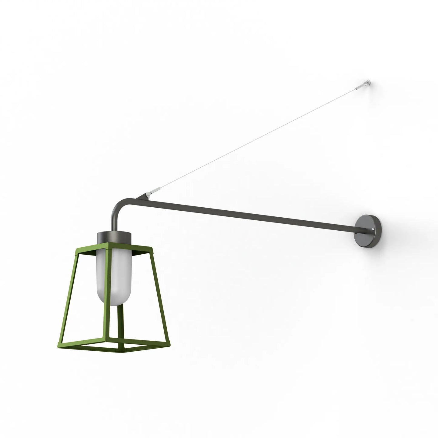Lampiok 1 N° 6 E27 opale Appliques Outdoor