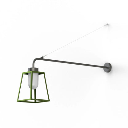 Lampiok 1 N° 6 E27 opale Appliques Outdoor