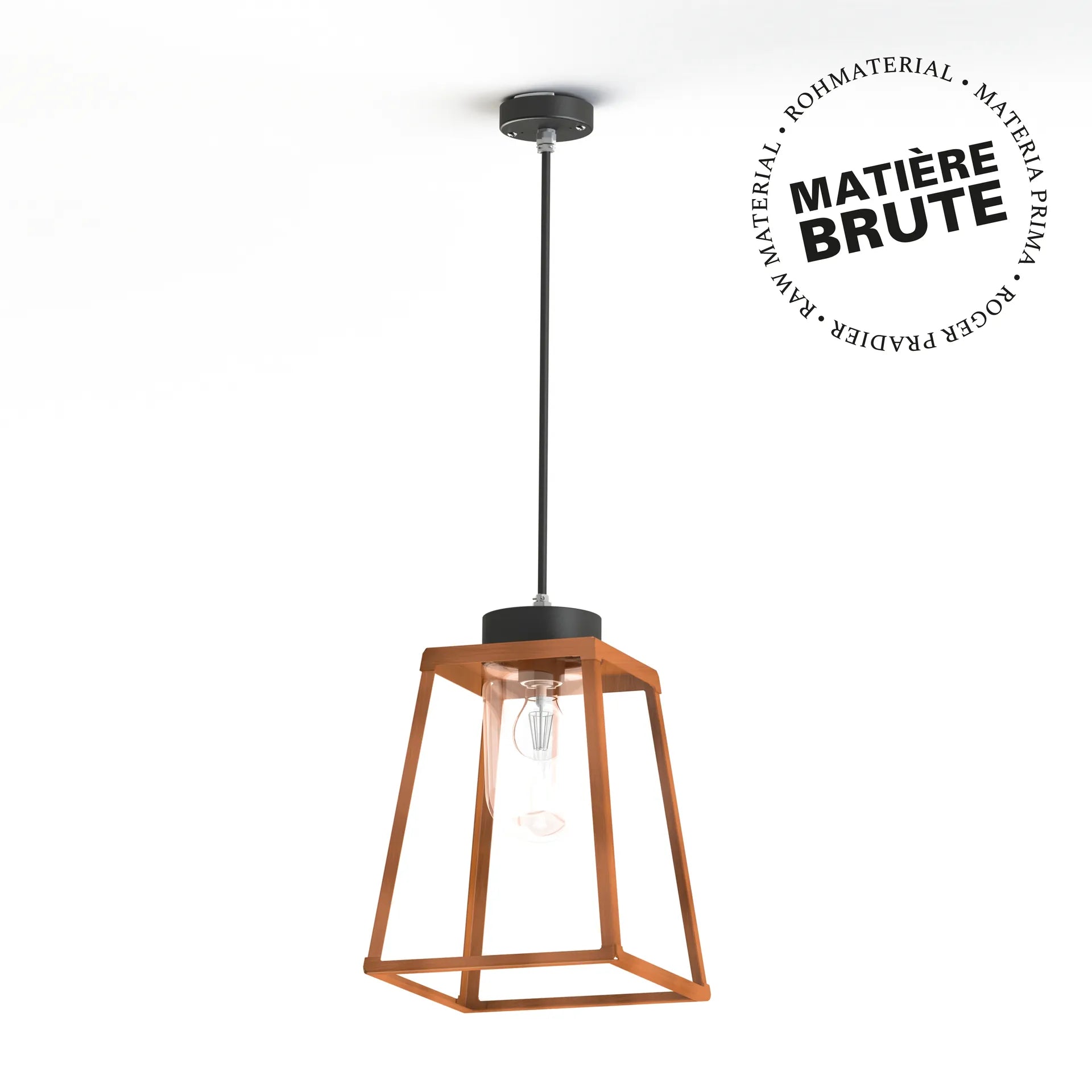 Cuivre brut - Gris noir